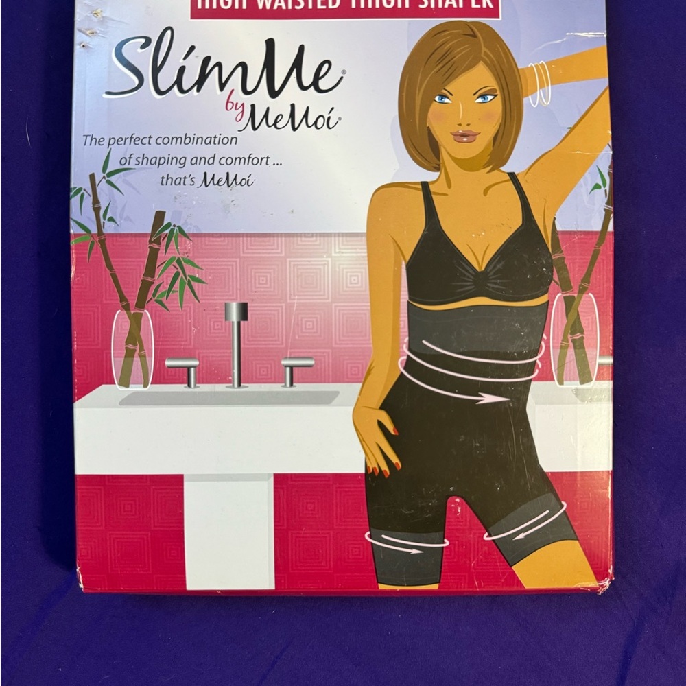 SlimMe by High-Waisted Thigh Shaper - Black